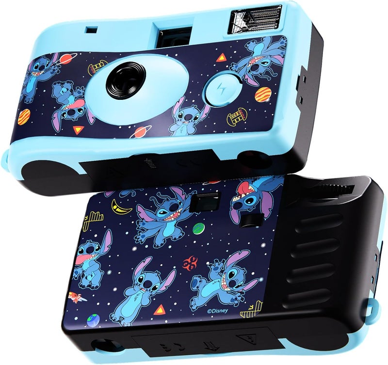 iJOY Disney Lilo and Stitch Disposable Camera with Flash – 20 Exposure Film – Lilo and Stitch Gifts for Women, Men, and All Fans of Lilo and Stitch Stuff (Stitch Galactic) - Image 2
